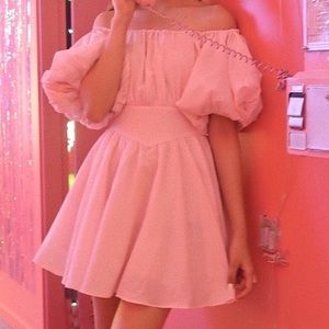 Pink claudette dress Clearance